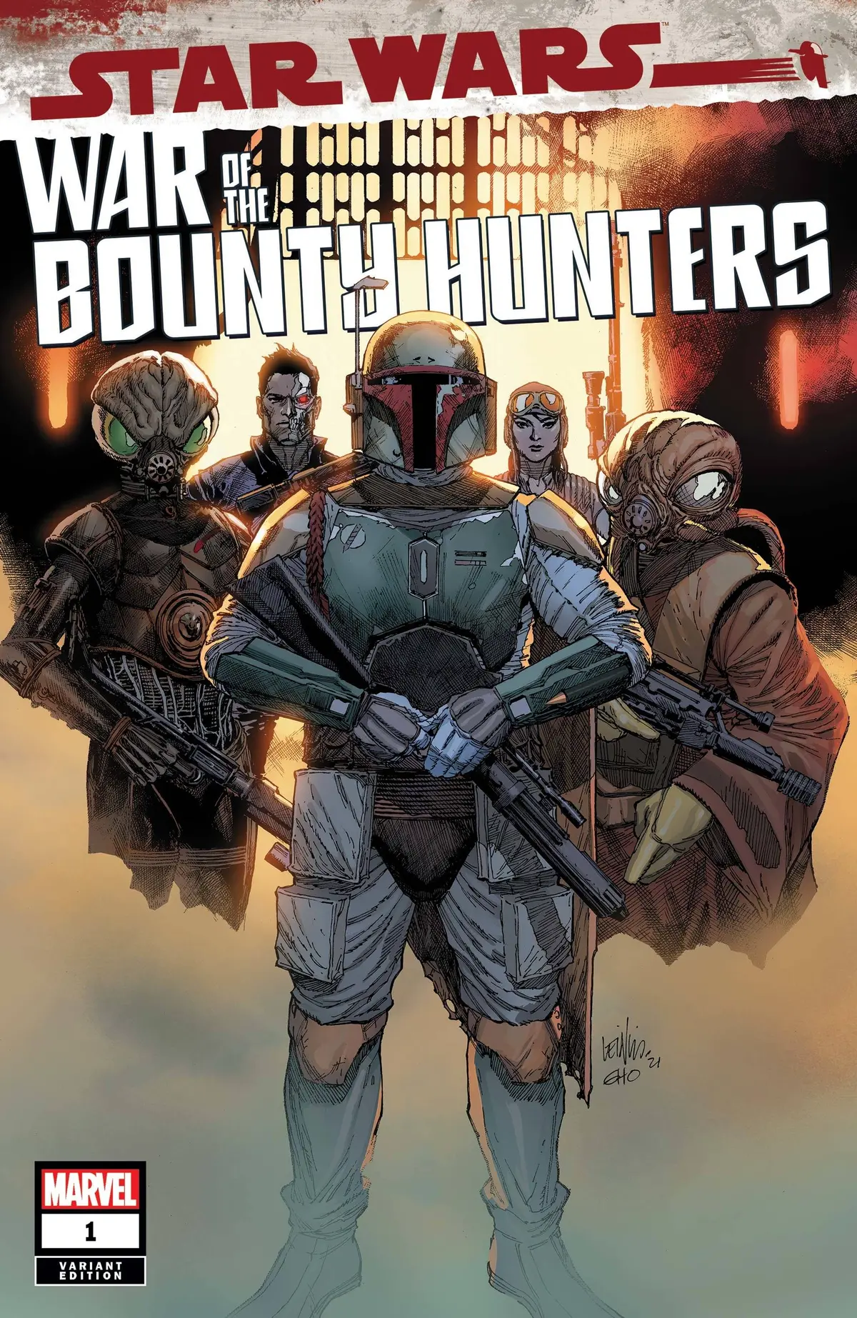 Star Wars War Bounty Hunters #1 (Of 5) Yu Var 1