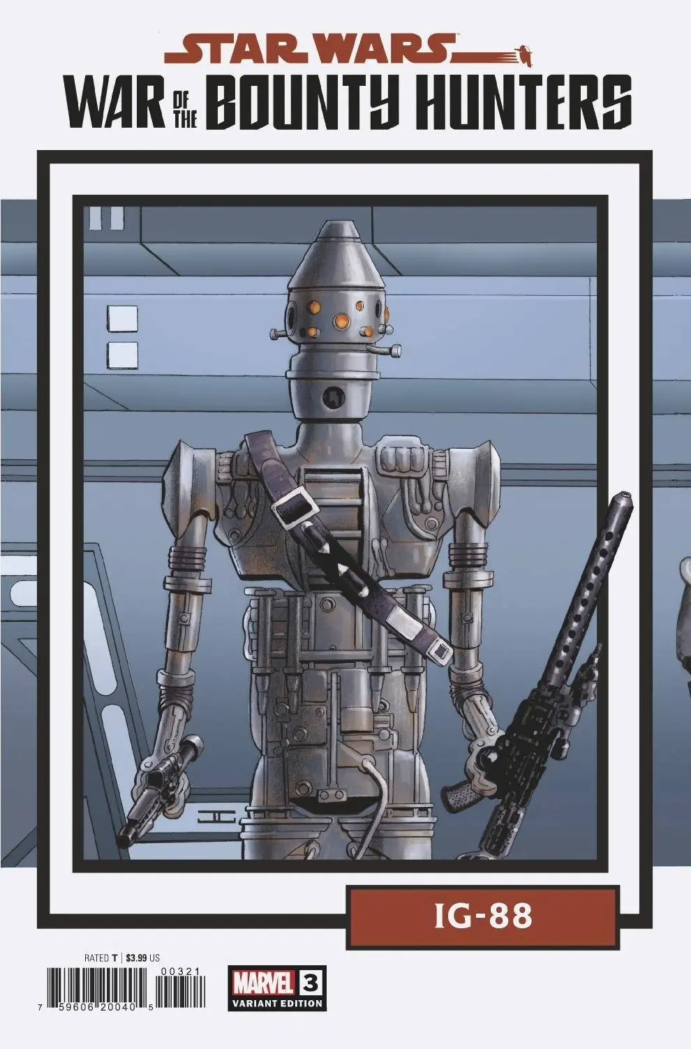 Star Wars War Bounty Hunters #3 (Of 5) Trading Card Var 1