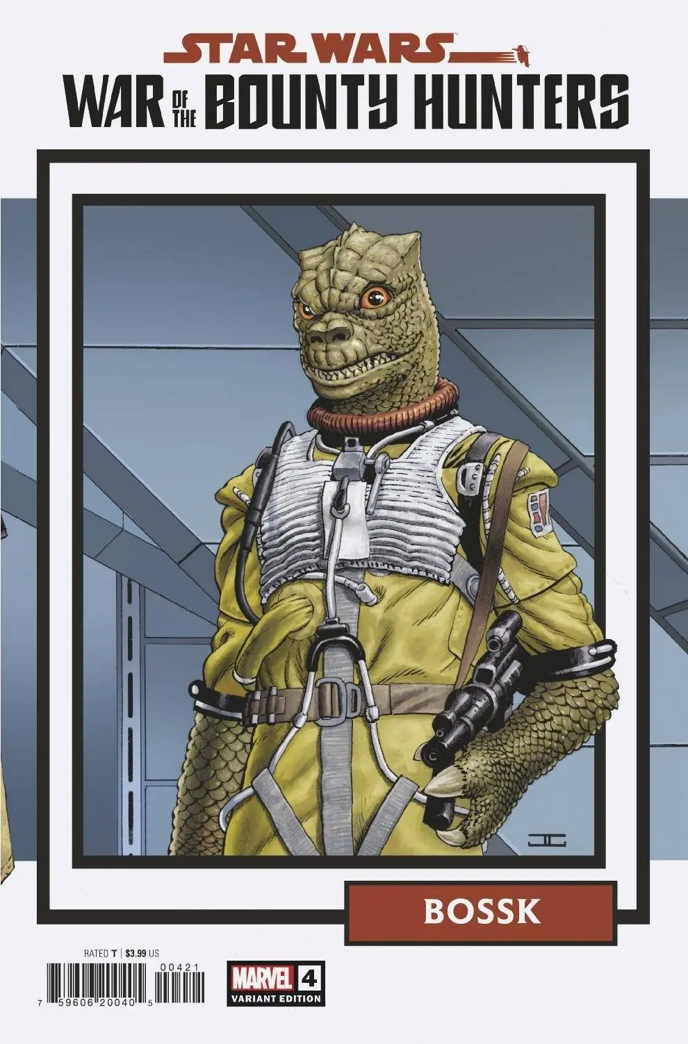 Star Wars War Bounty Hunters #4 (Of 5) Trading Card Var 1