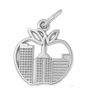 Sterling Silver Nyc Skyline Charm 1