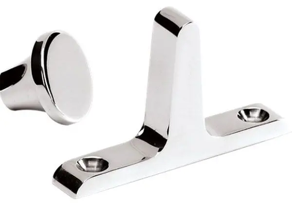 Polished Interior Rearview Mirror Mount – Bs72220 Universal Bracket 1