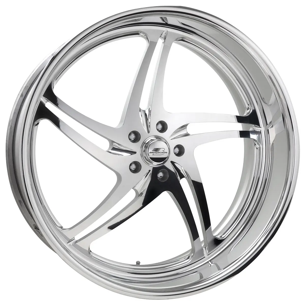 Billet Specialties Slg65242 Stealth Polished Custom Wheel – Slg Series, 24X2.5" 1