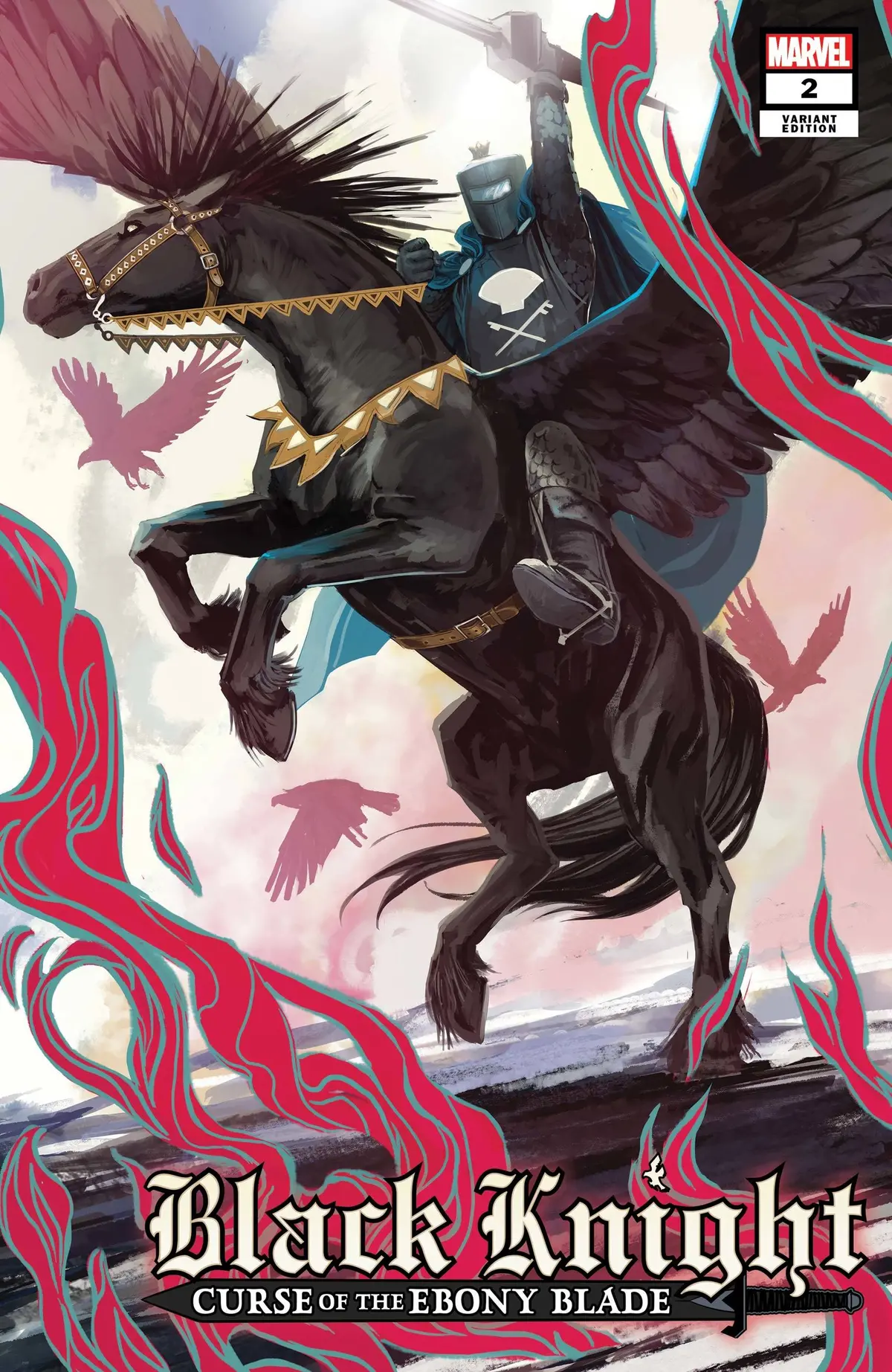 Black Knight Curse Ebony Blade #2 (Of 5) Hans Var 1