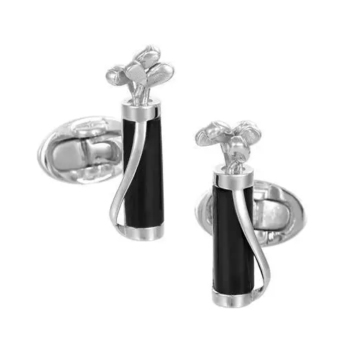 Sterling Silver Golf Club Bag Cufflinks 1