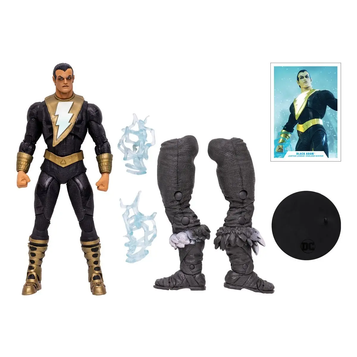 Mcfarlane Dc Multiverse Baf Wave 7 - Endless Winter Black Adam 1