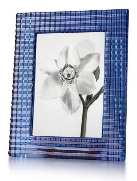 Baccarat Eye Collection Blue 5X7 Picture Frame 1