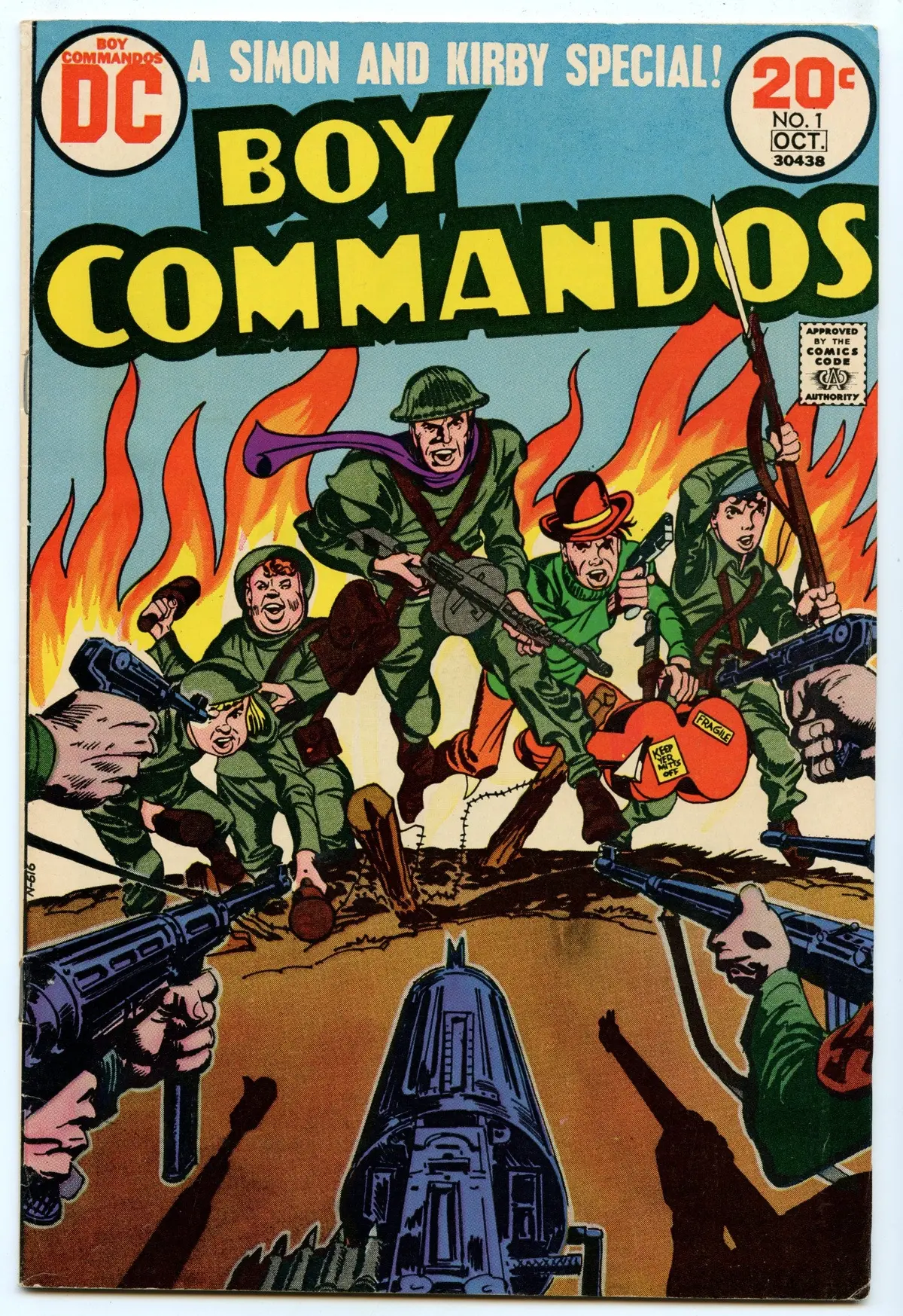 Boy Commandos V2 1 (Oct 1973) Vf- (7.5) 1