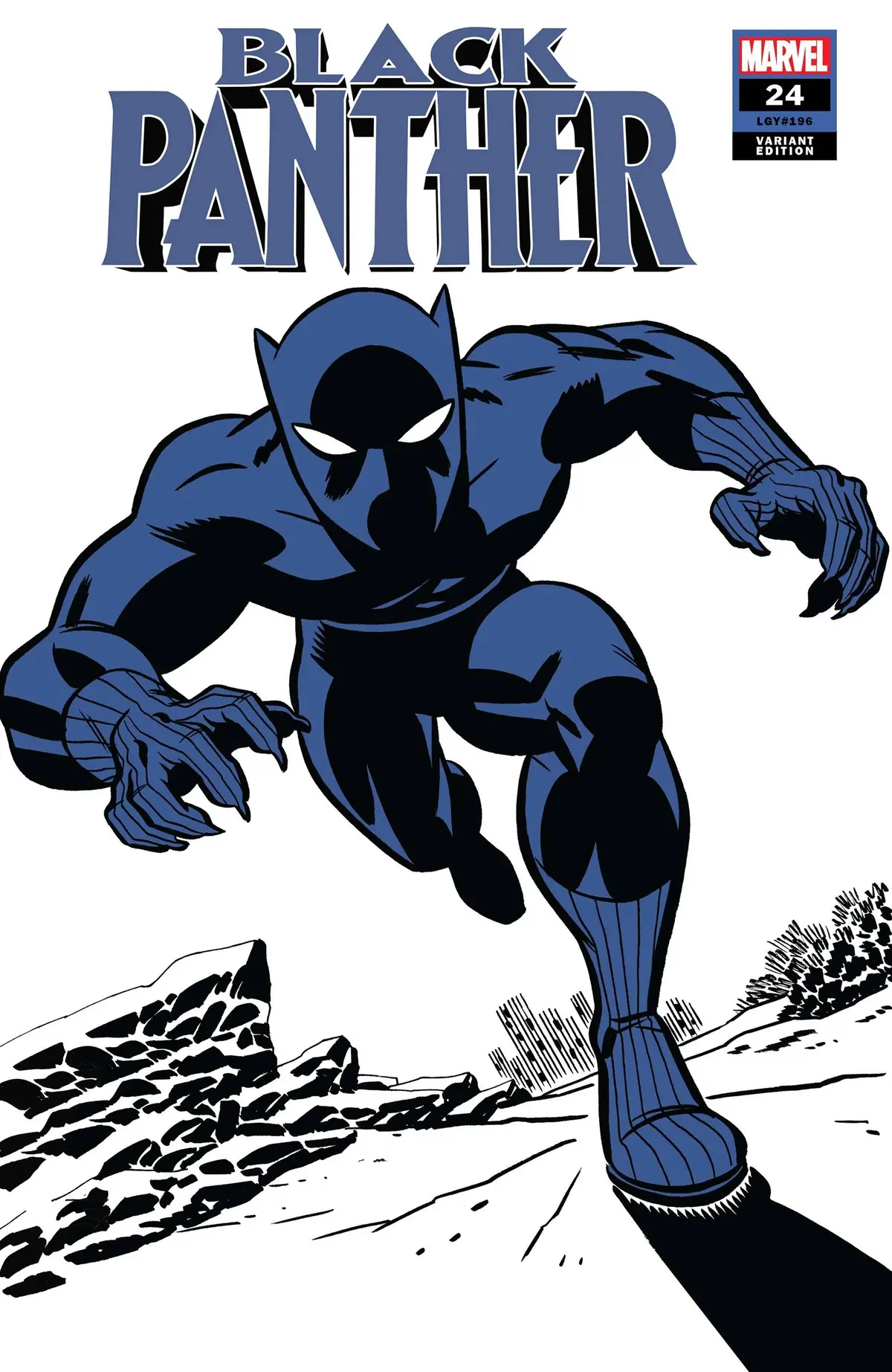 Black Panther #24 Michael Cho Black Panther Two-Tone Var 1