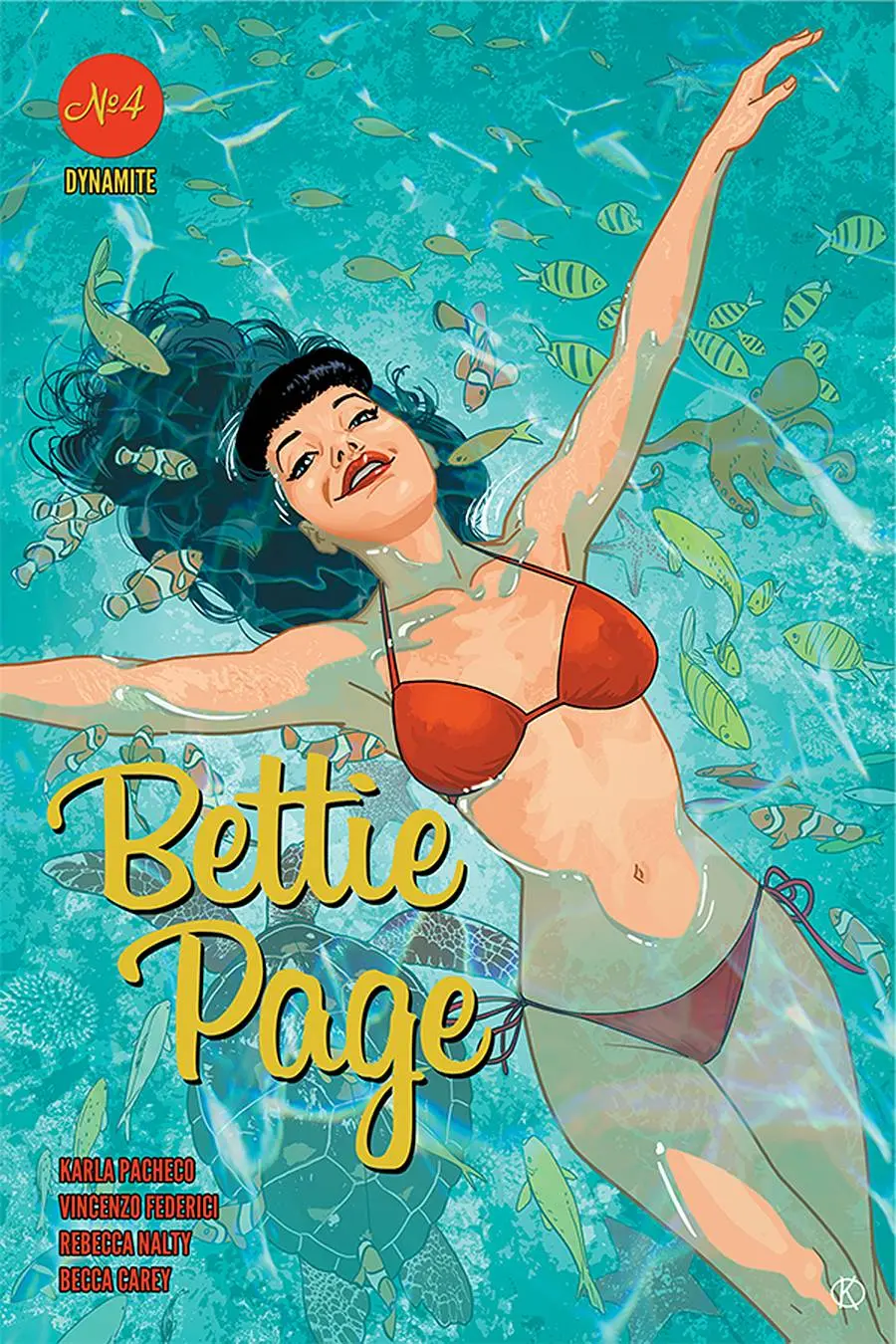 Bettie Page #4 Cvr B Kano 1