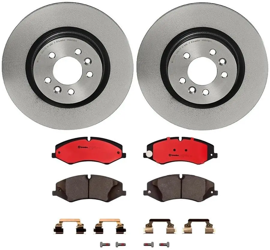 Brembo Kt00318 Brake Kit – Premium Rotors And Semi-Metallic Pads 1
