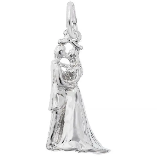 Sterling Silver Bride And Groom Charm 1