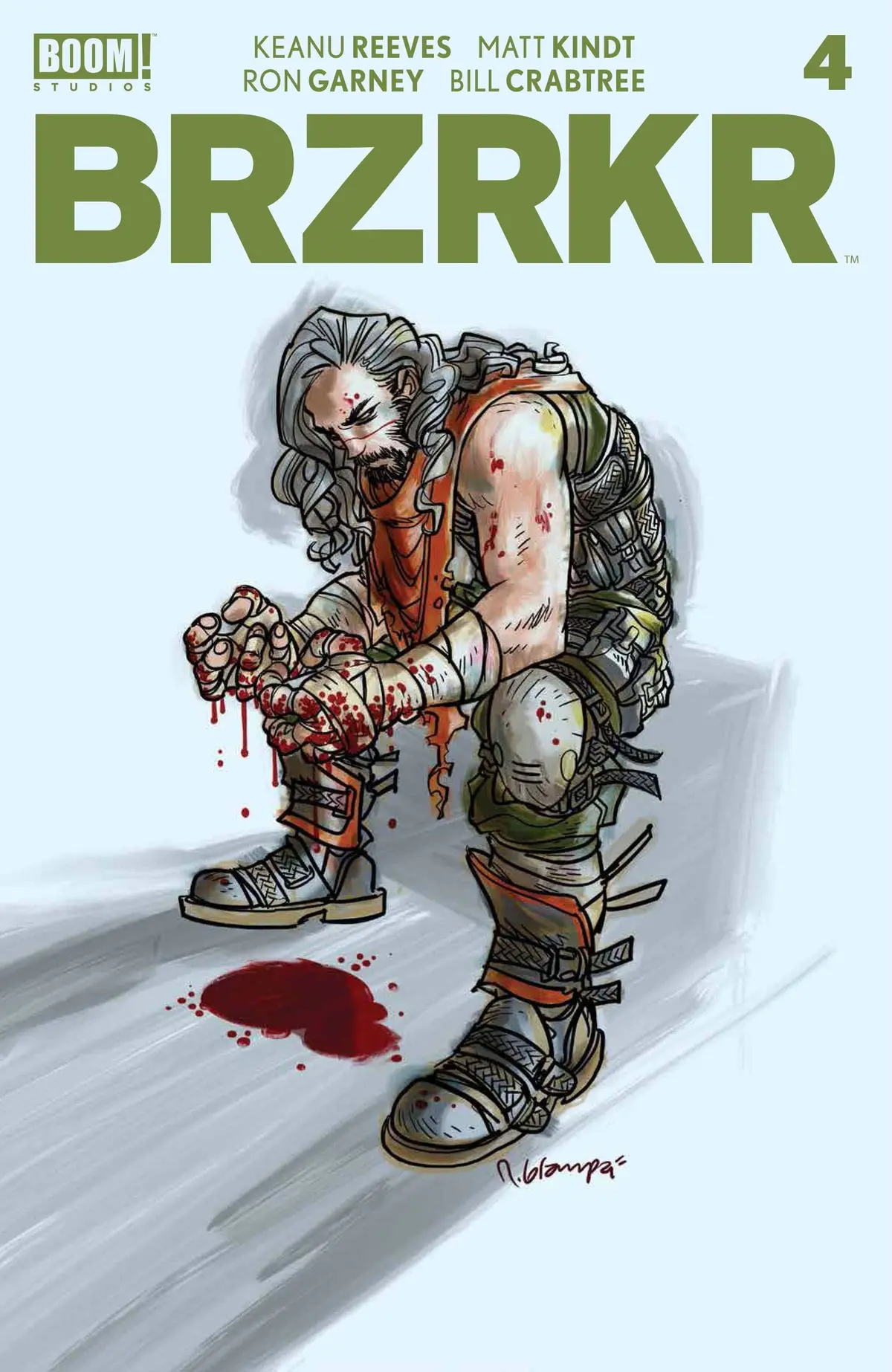Brzrkr (Berzerker) #4 (Of 12) Cvr C Grampa Foil (Mr) 1