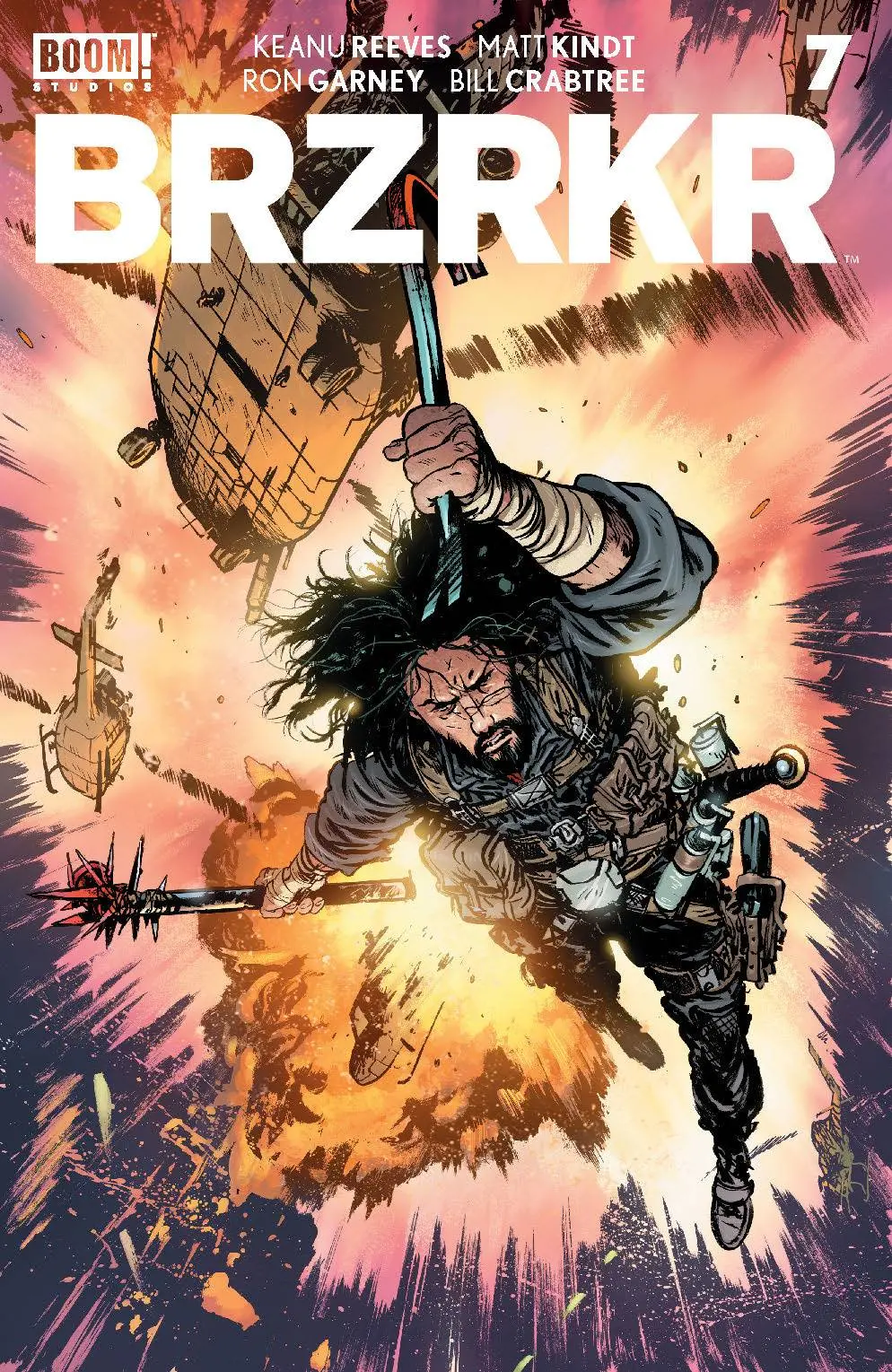 Brzrkr (Berzerker) #7 (Of 12) Cvr D Johnson Foil (Mr) 1