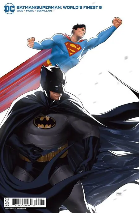 Batman Superman Worlds Finest #8 Cvr B Clarke Card Stock 1