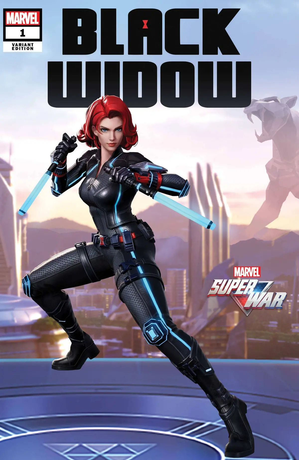 Black Widow #1 Marvel Super War Var 1