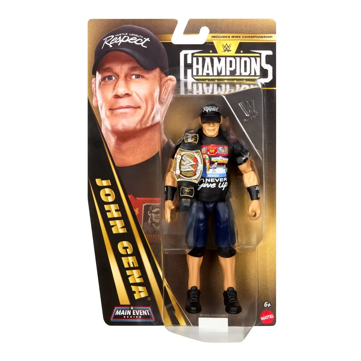 Wwe - Champions 2026 Wave 1 - John Cena With Championship (Scratch Logo) Title (Preorder Item February 2026) 1