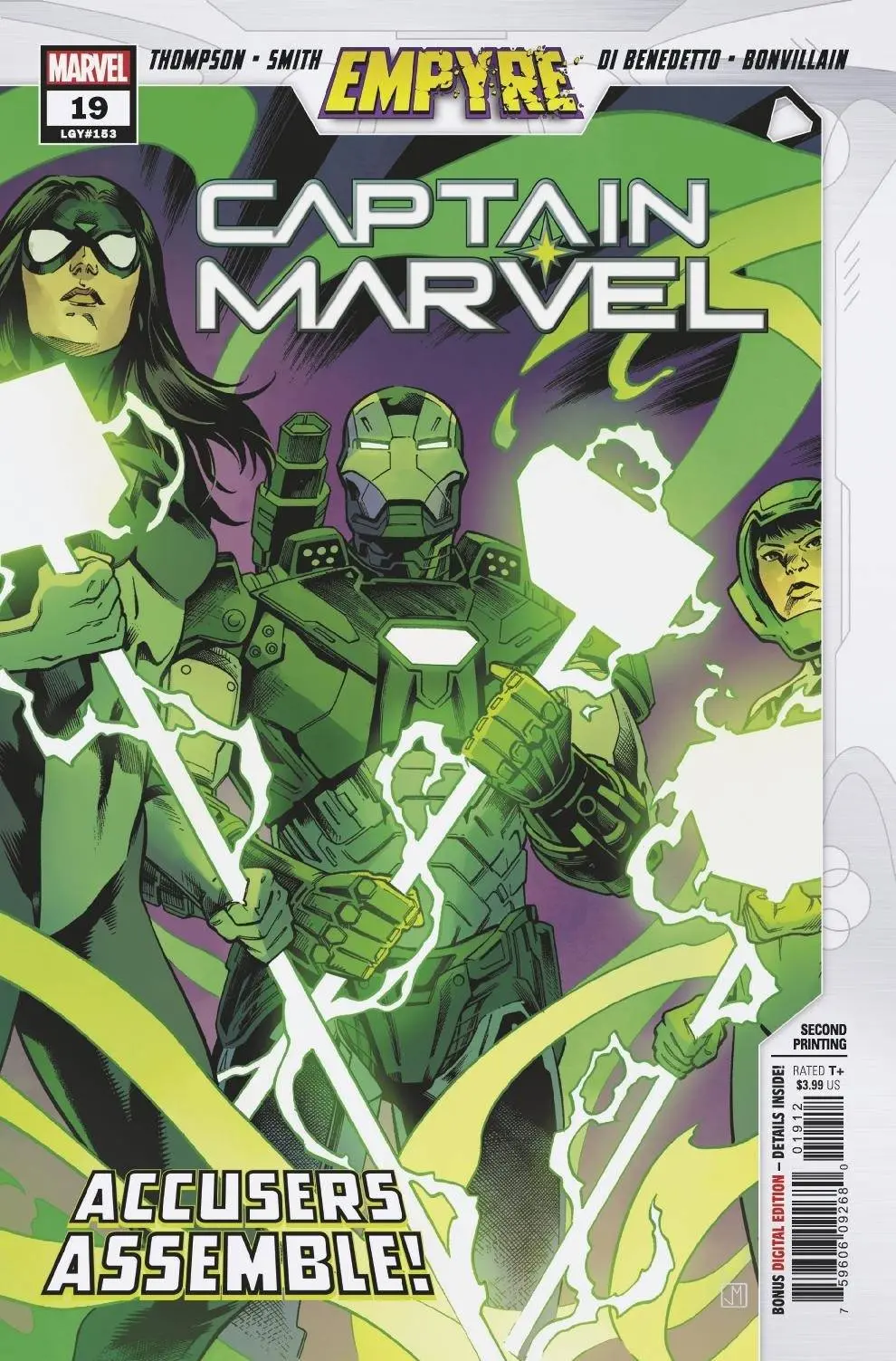 Captain Marvel #19 2Nd Ptg Smith Var Emp 1