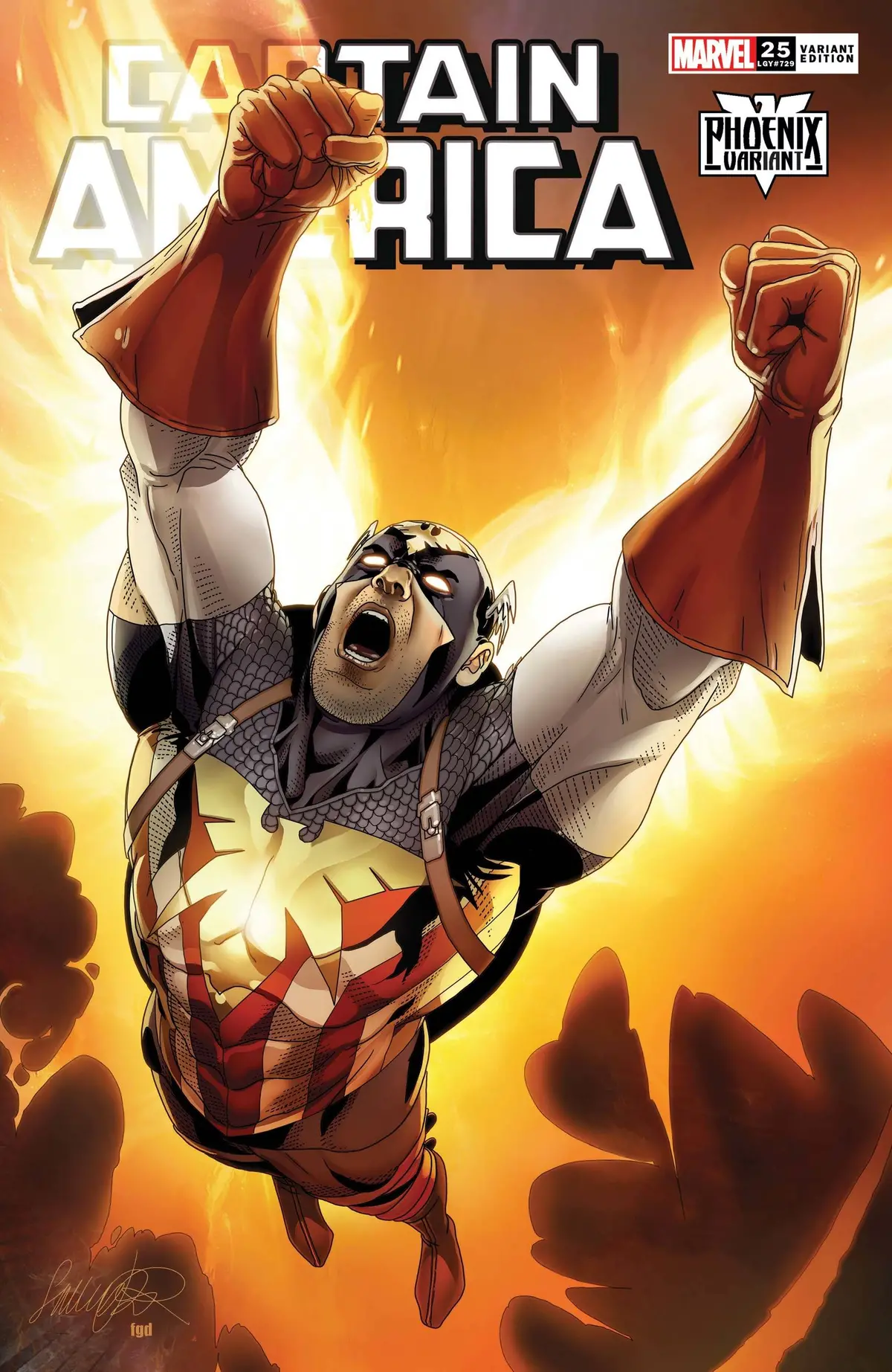 Captain America #25 Larocca Captain America Phoenix Var 1