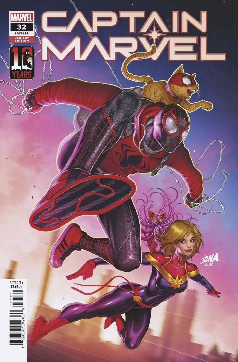 Captain Marvel #32 Nakayama Miles Morales 10Th Anniv Var 1