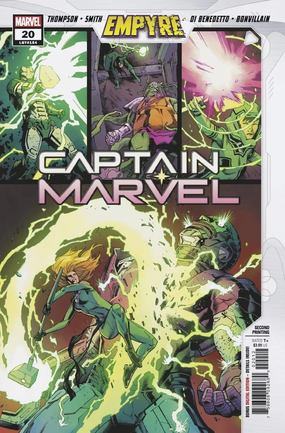 Captain Marvel #20 2Nd Ptg Var Emp 1