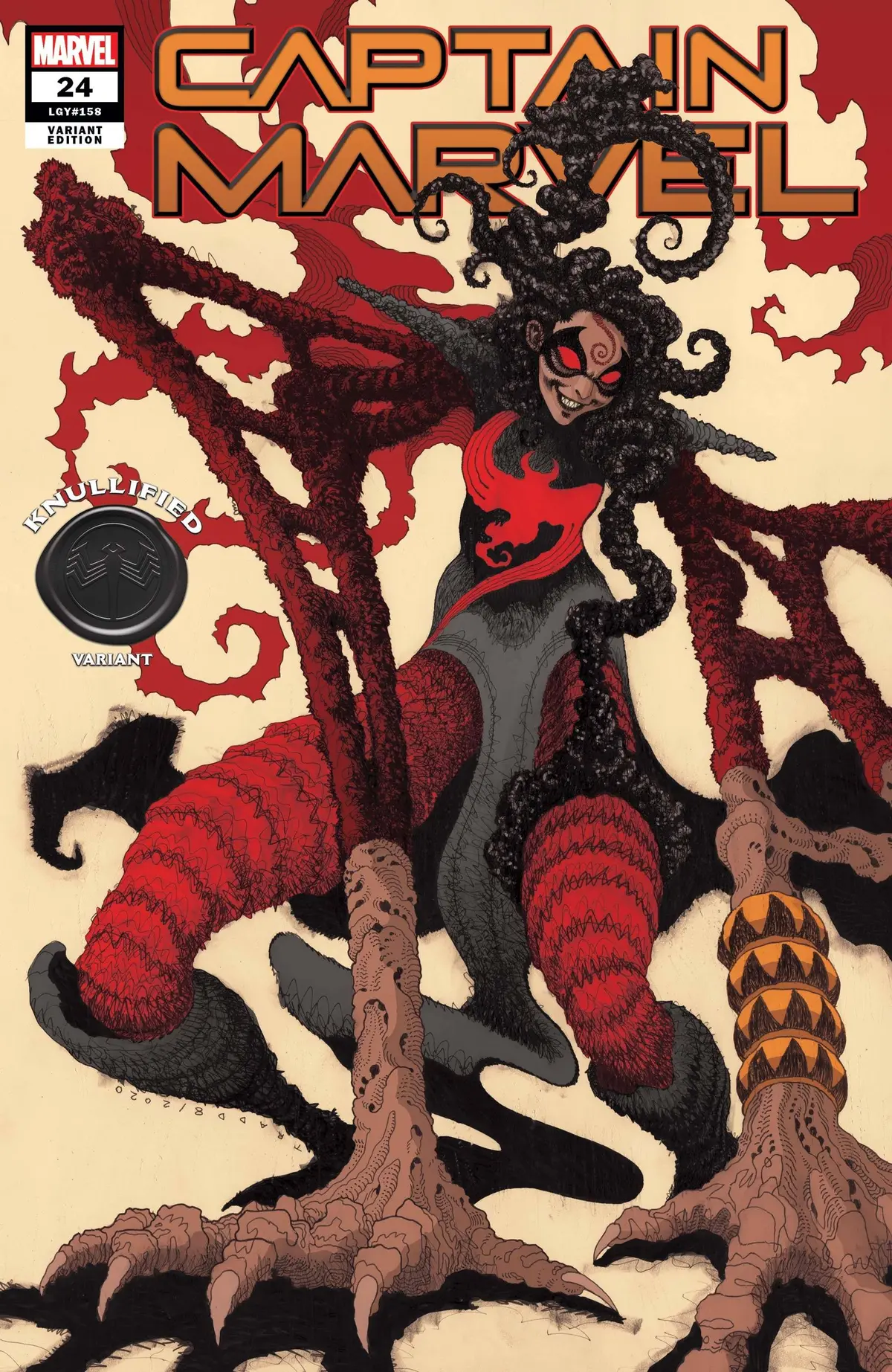 Captain Marvel #24 Moore Knullified Var 1