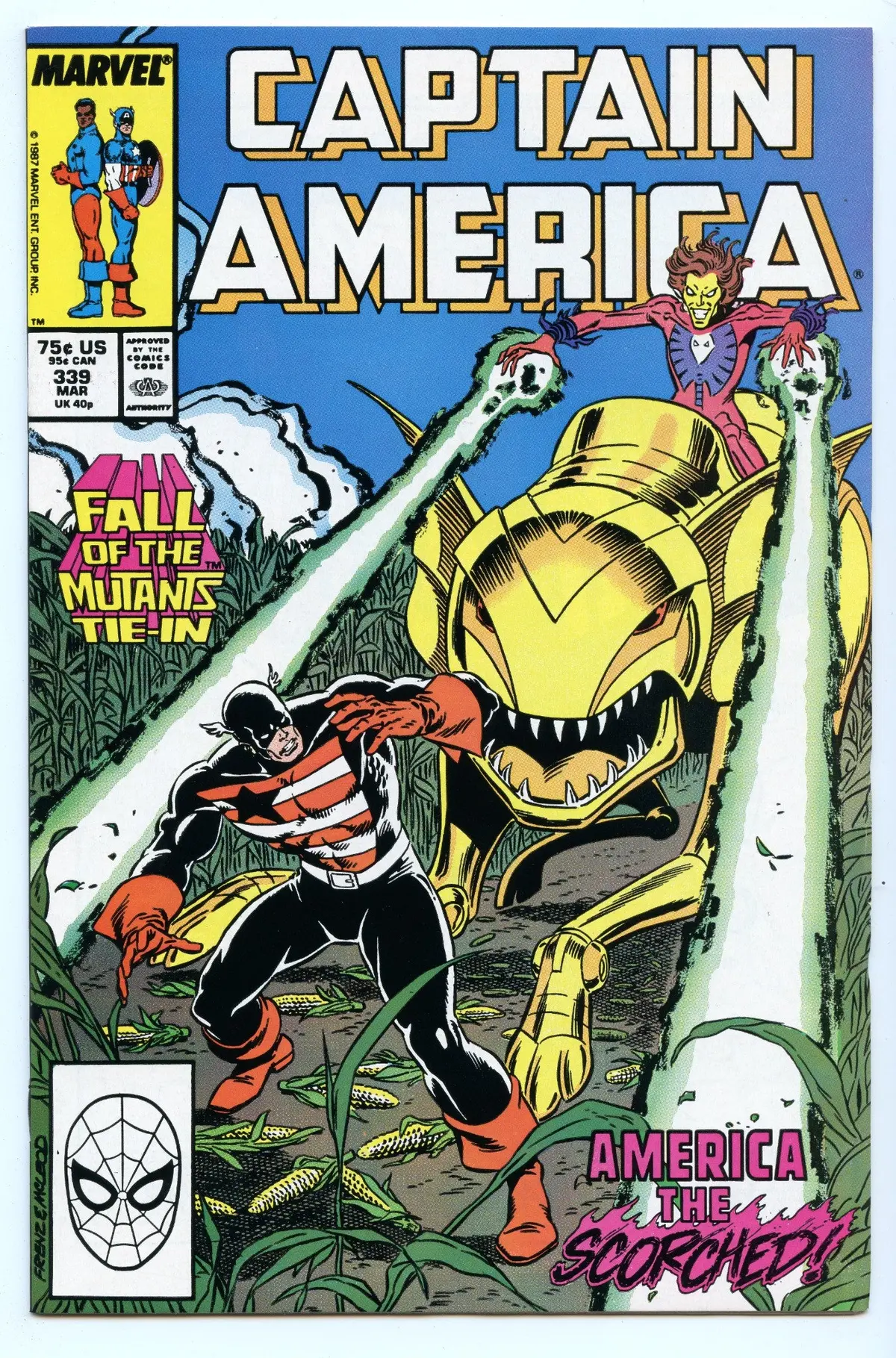 Captain America 339 (Mar 1988) Nm- (9.2) 1