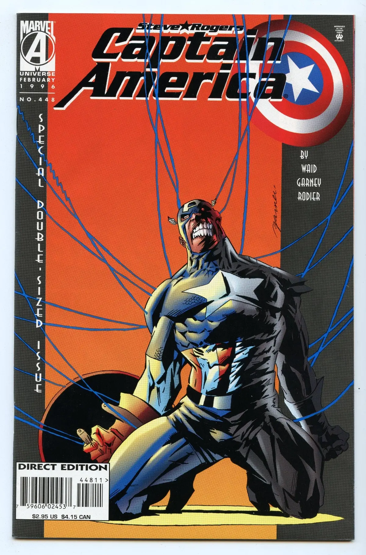 Captain America 448 (Feb 1996) Nm- (9.2) 2