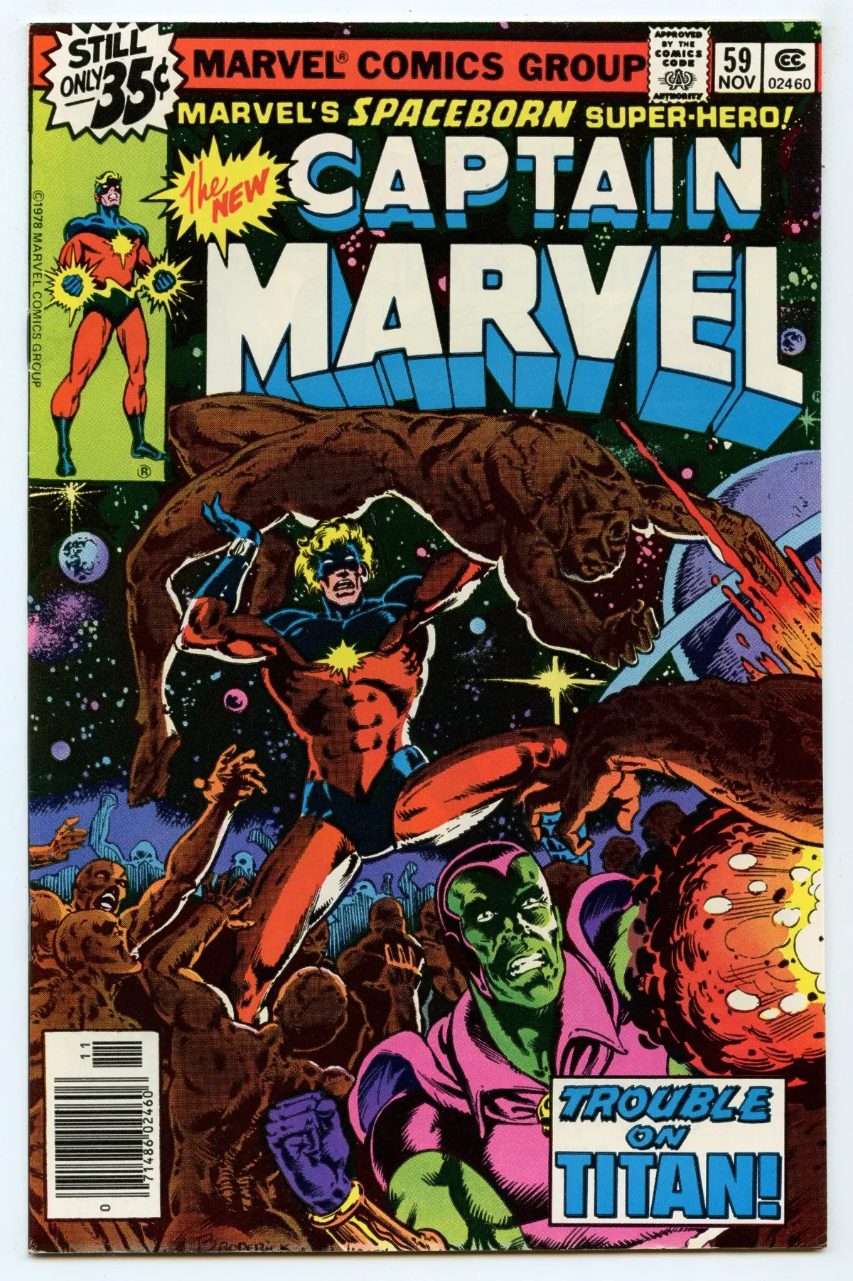 Captain Marvel 59 (Nov 1978) Fi/Vf (7.0) 1
