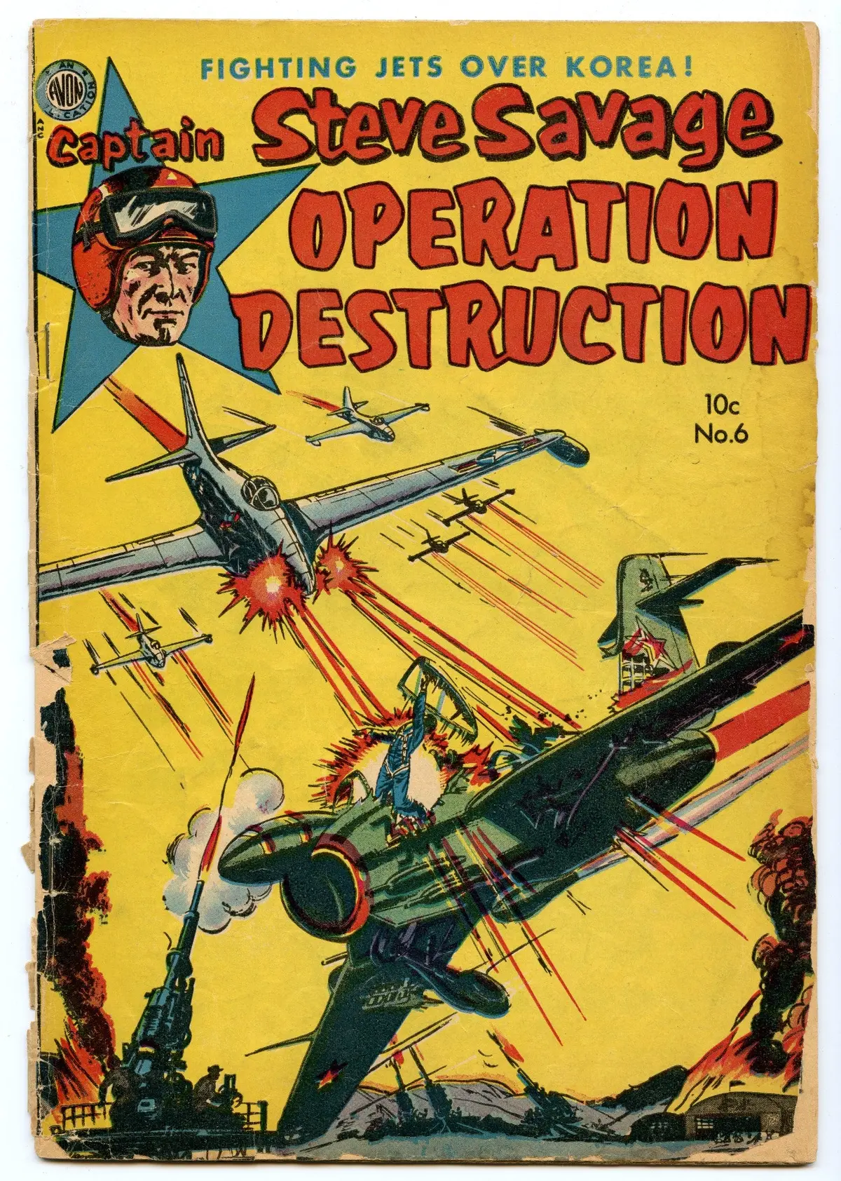 Captain Steve Savage 6 (Aug 1952) Fa/Gd (1.5) 1