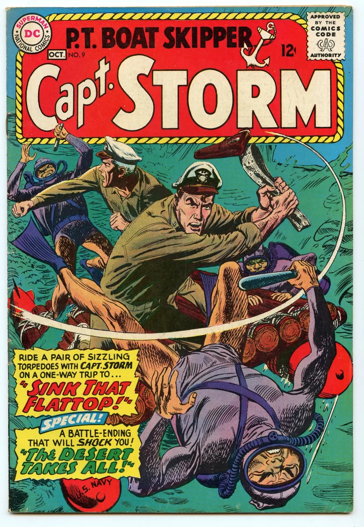 Capt. Storm 9 (Oct 1965) Vg+ (4.5) 1