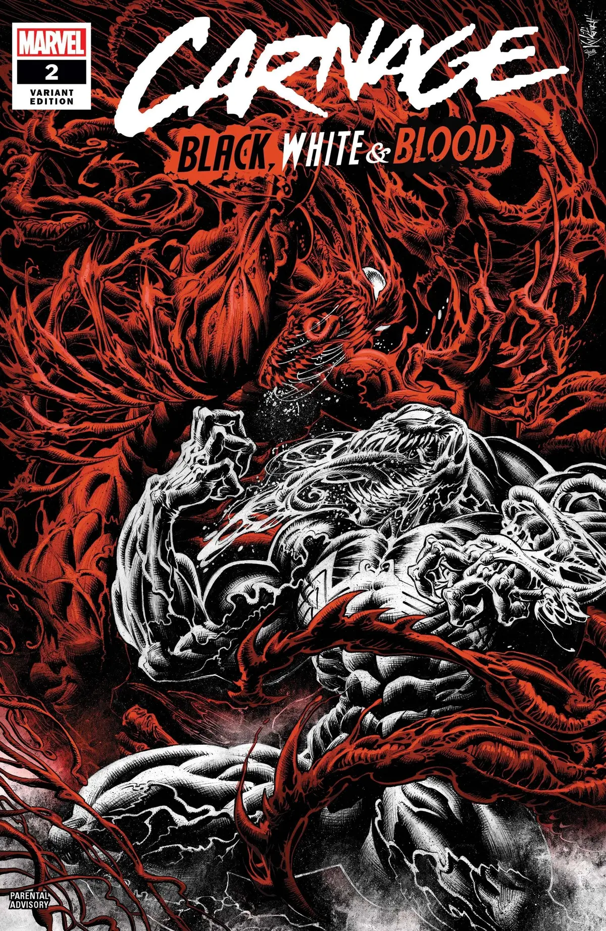 Carnage Black White And Blood #2 (Of 4) Hotz Var 1