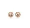14K Rose Gold 4Mm Ball Earrings 1