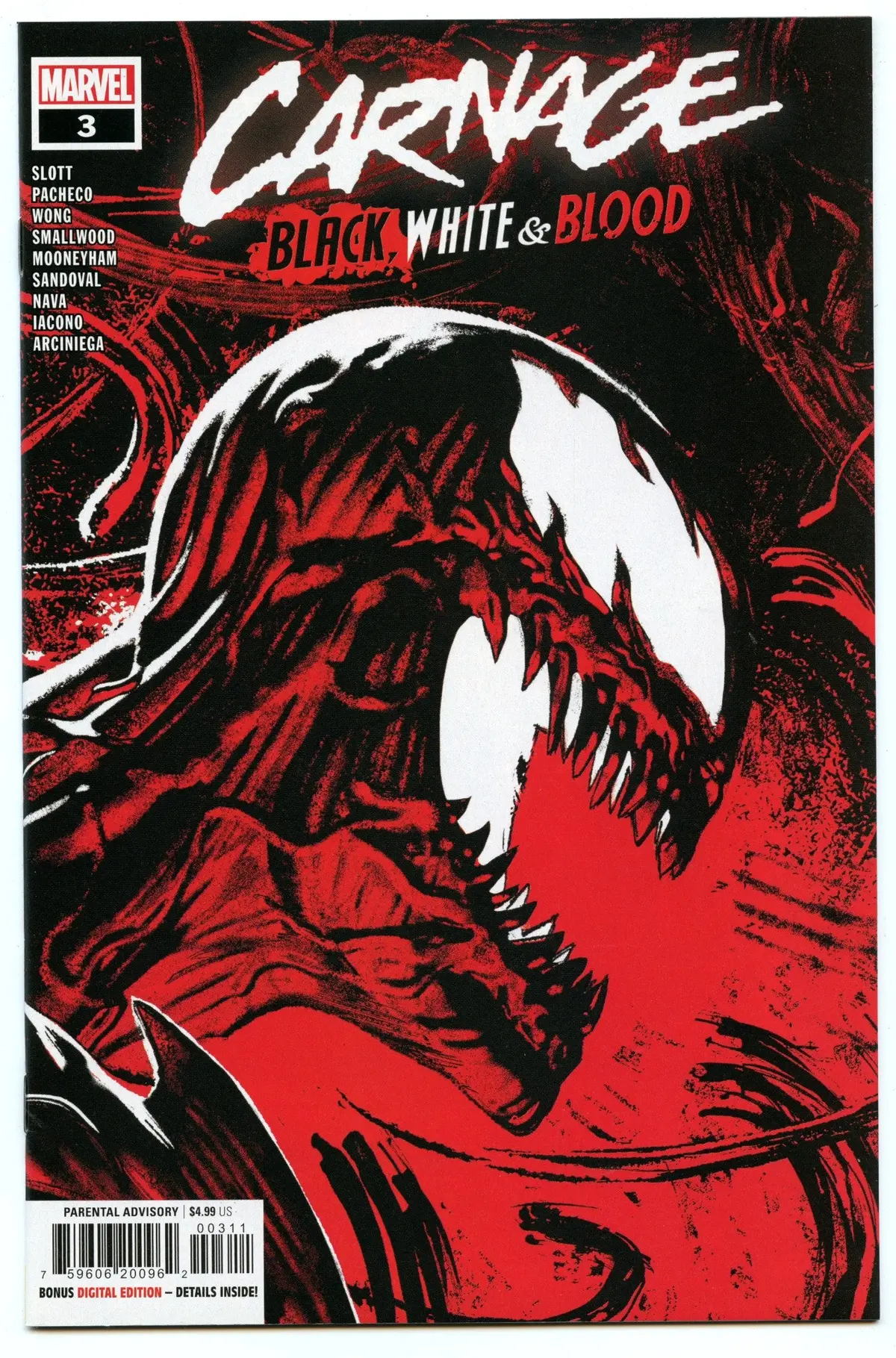 Carnage: Black, White & Blood 3 (Jul 2021) Nm- (9.2) 1