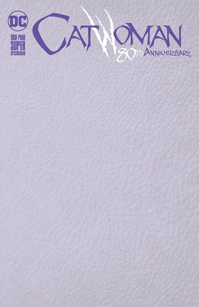 Catwoman 80Th Anniv 100 Page Super Spect #1 Blank Var Ed 1