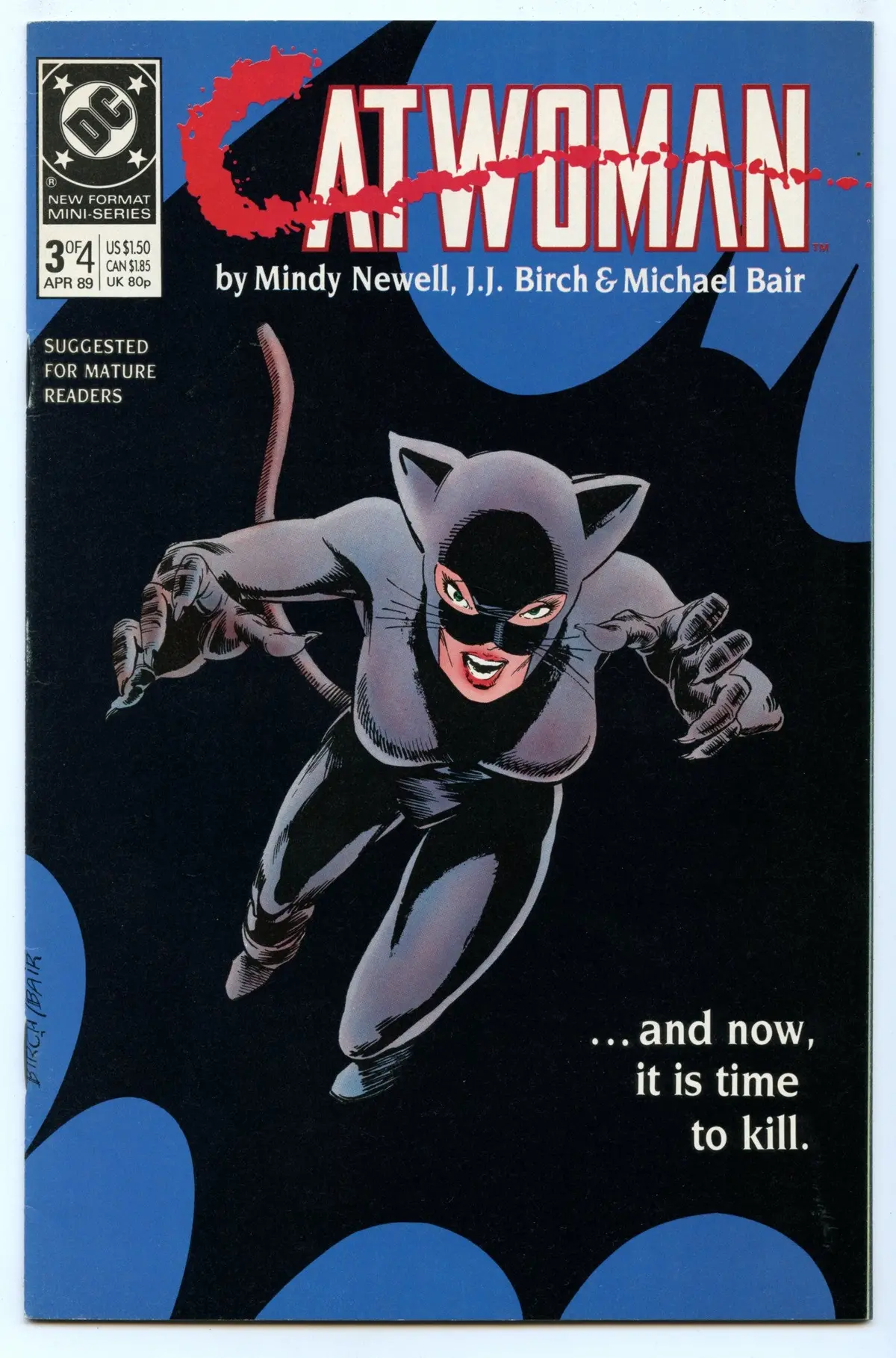 Catwoman Mini 3 (Apr 1989) Nm- (9.2) 1