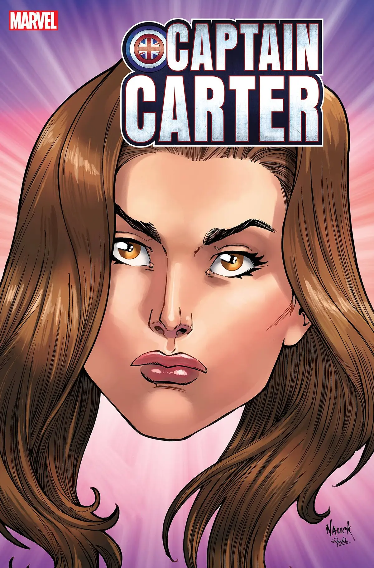 Captain Carter #1 (Of 5) Nauck Headshot Var 1