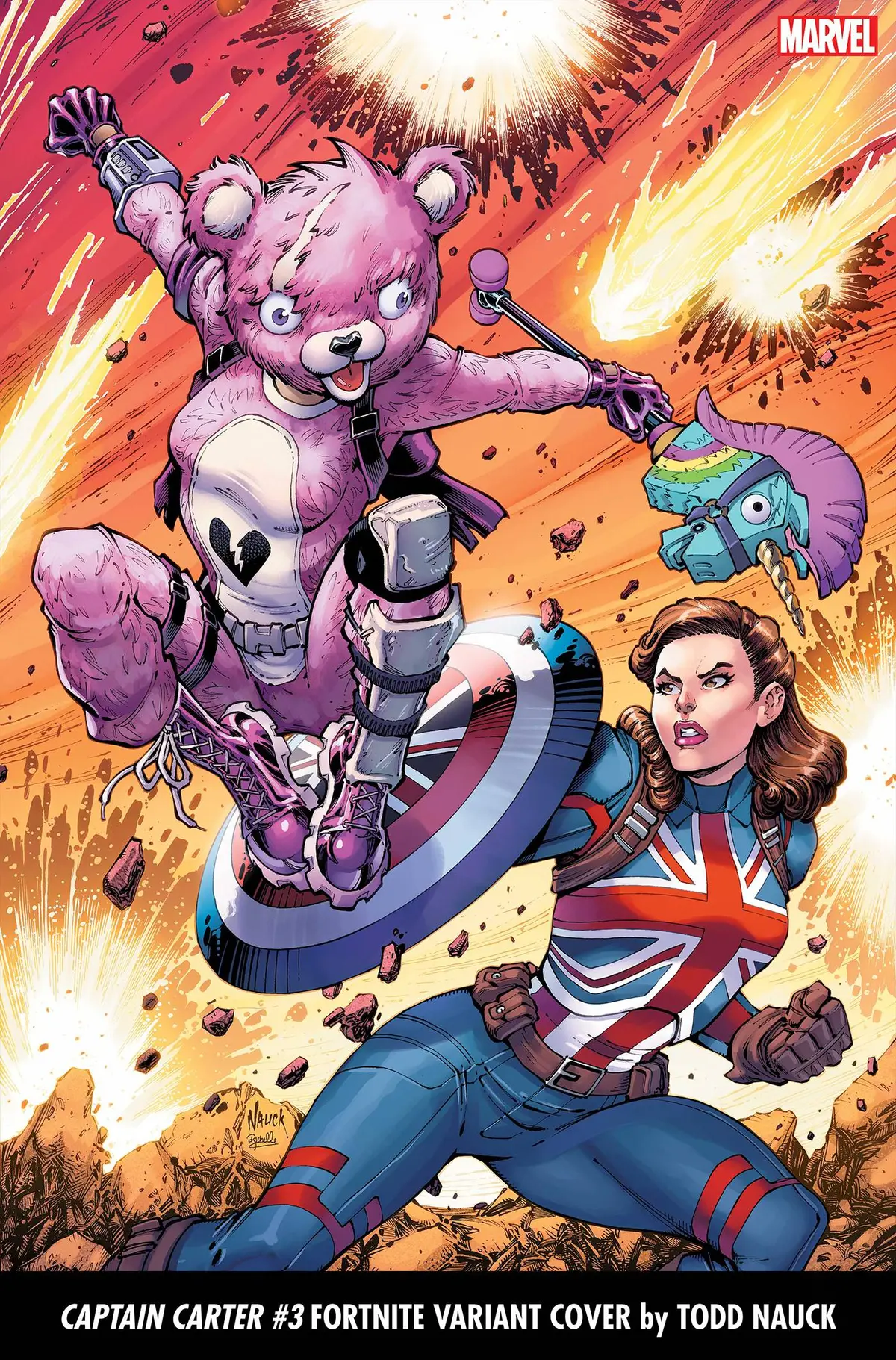 Captain Carter #3 (Of 5) Nauck Fortnite Var 1