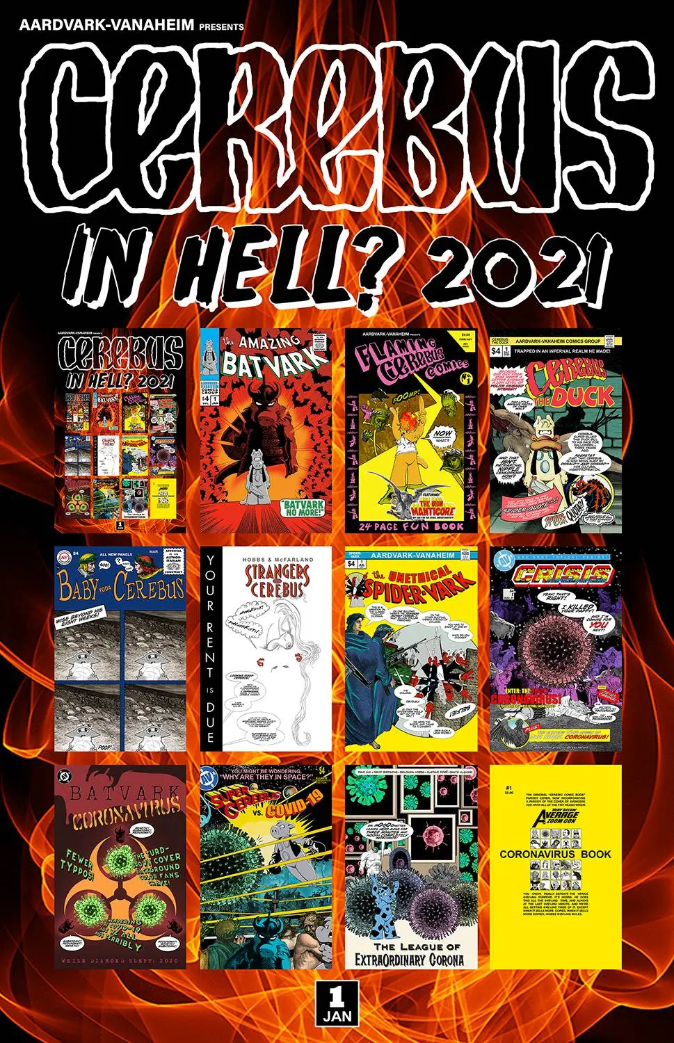 Cerebus In Hell 2021 Preview One Shot 1