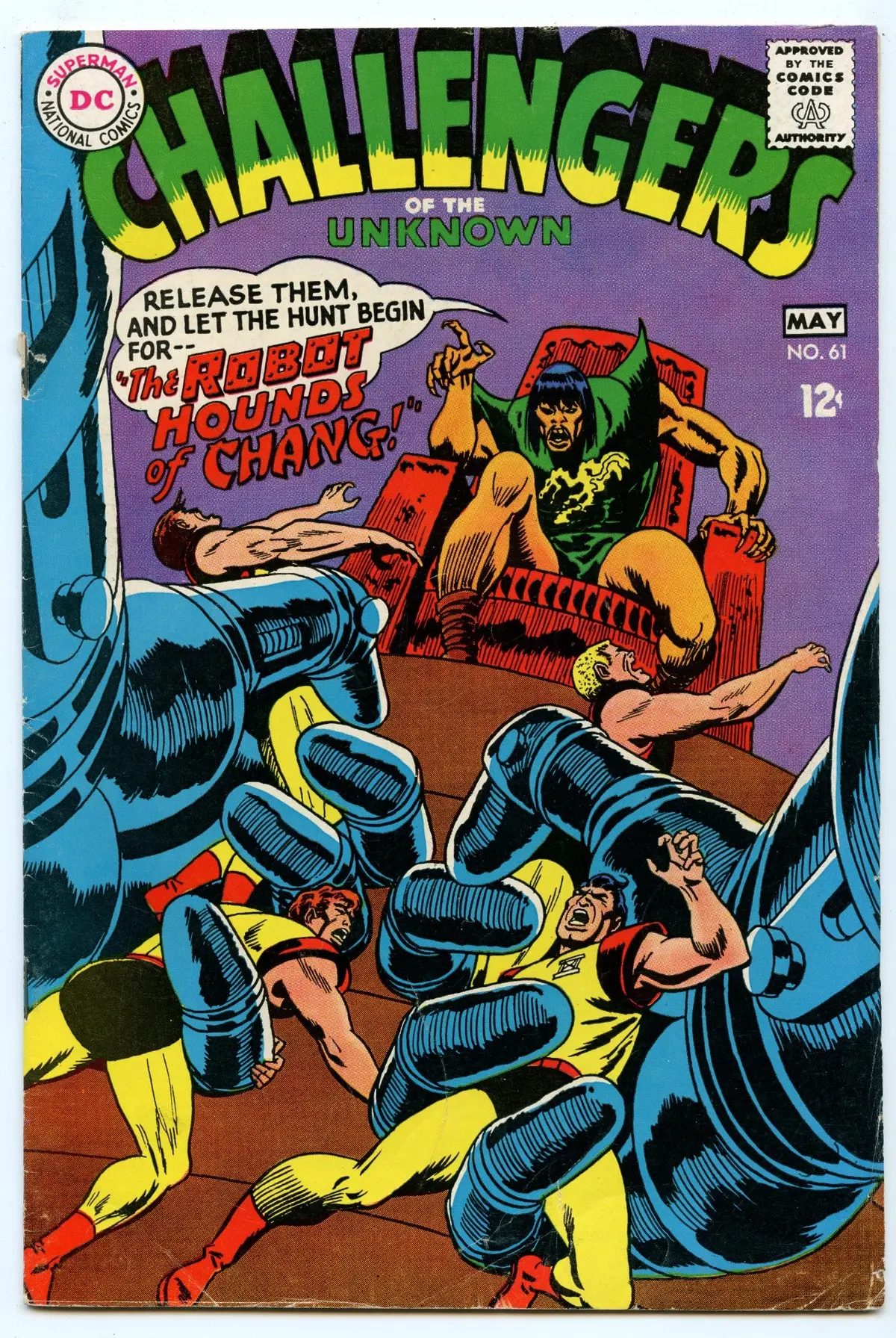 Challengers Of The Unknown 61 (May 1968) Vg (4.0) 1