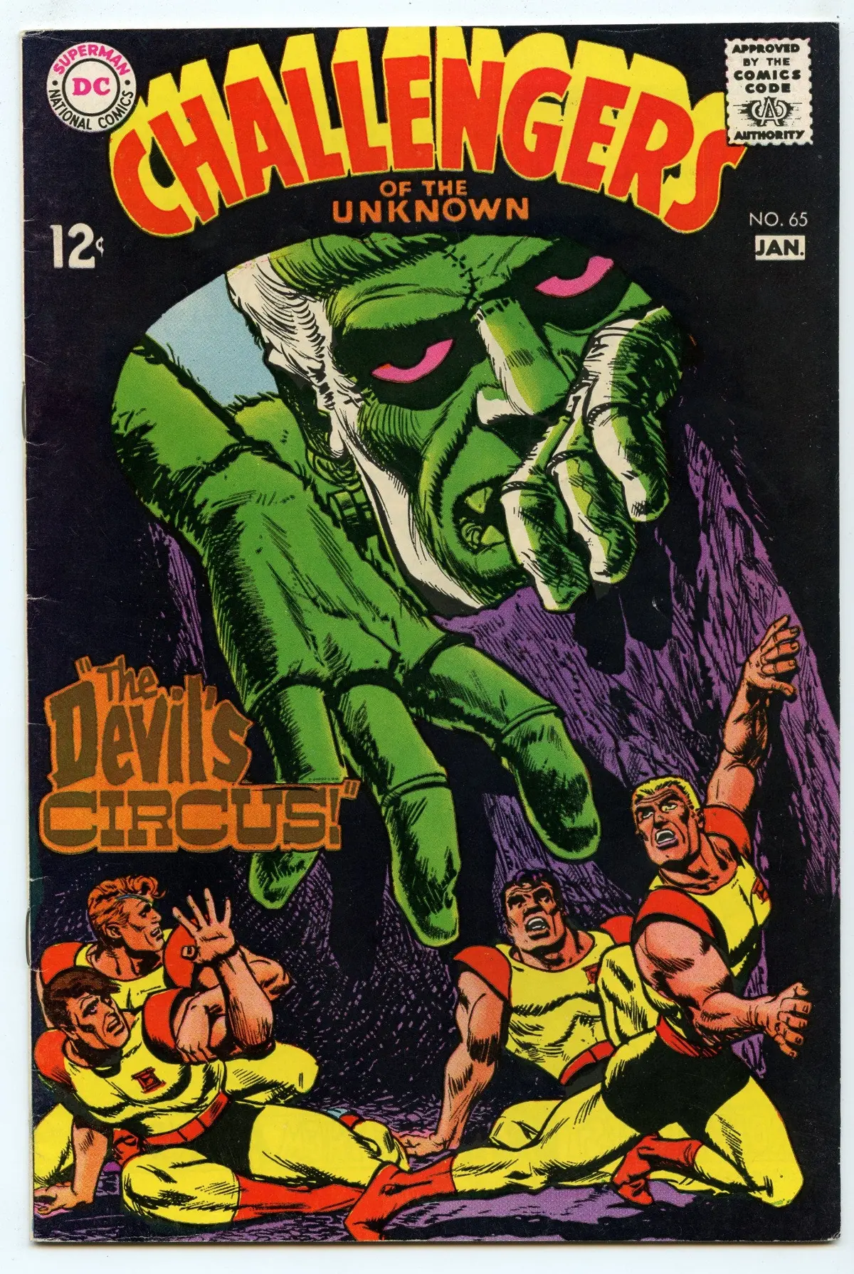 Challengers Of The Unknown 65 (Jan 1969) Fi (6.0) 1