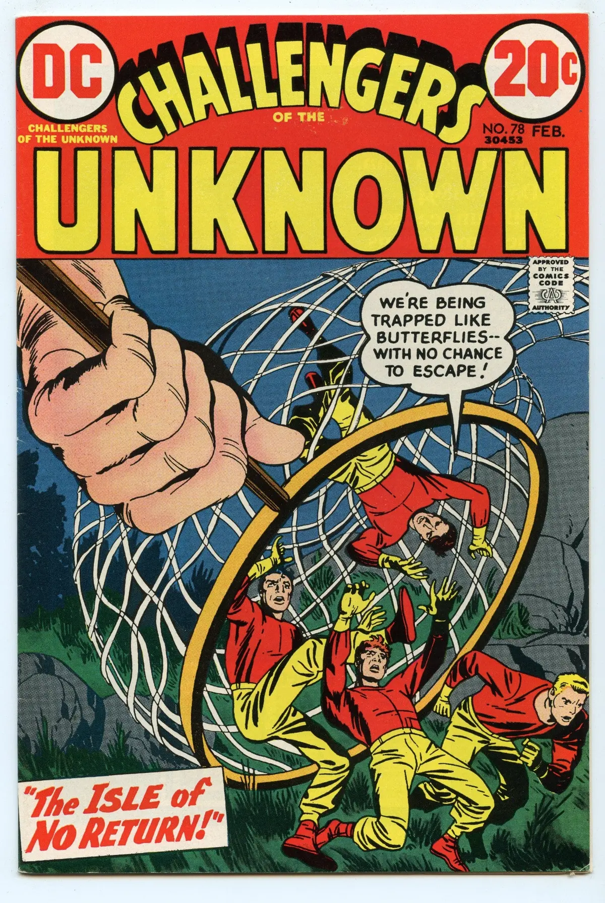 Challengers Of The Unknown 78 (Feb 1973) Vf- (7.5) 1