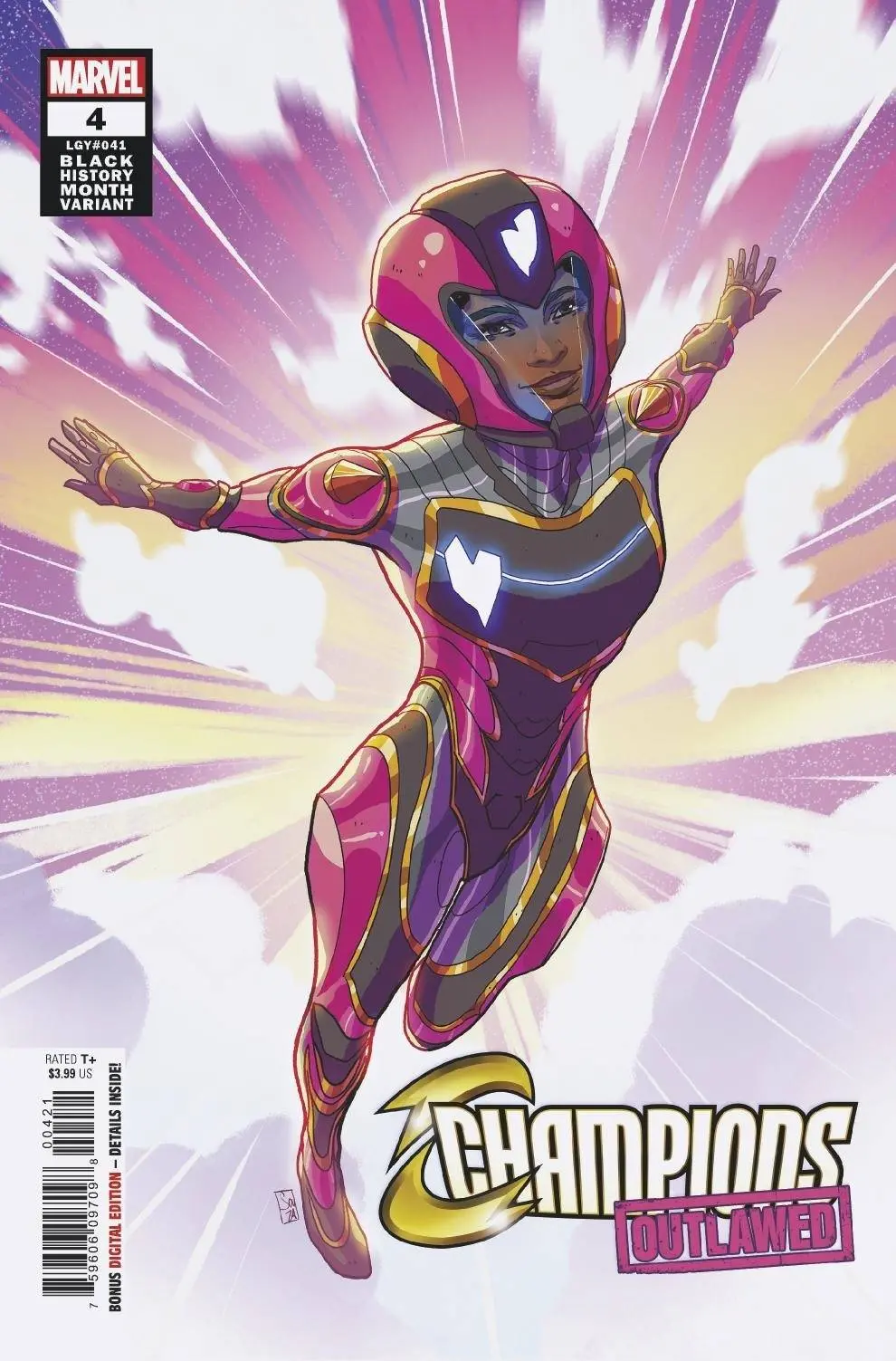 Champions #4 Souza Ironheart Black History Month Var 1