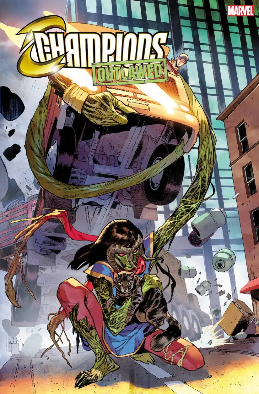 Champions #5 Pichelli Ms Marvel-Thing Var 1