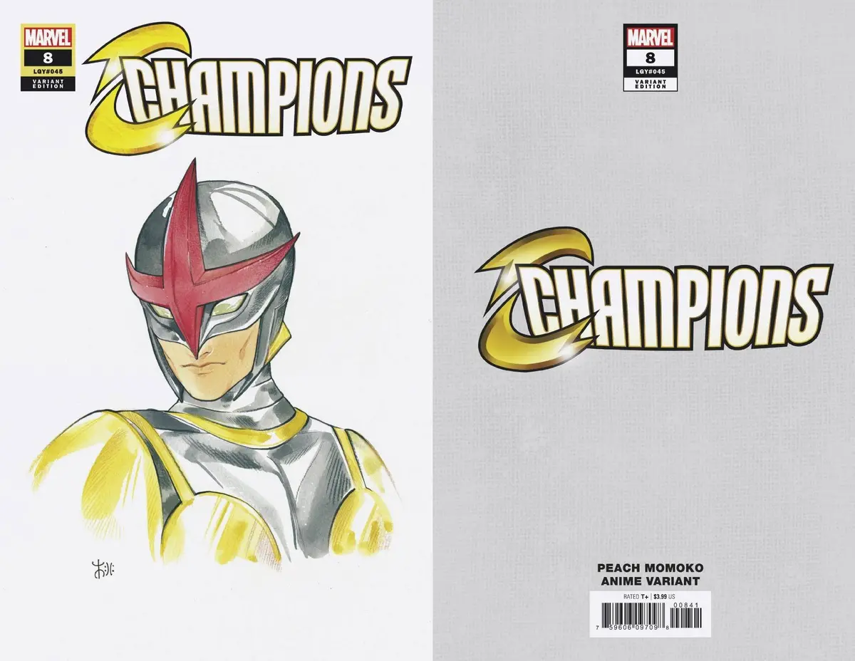 Champions #8 Momoko Marvel Anime Var 1