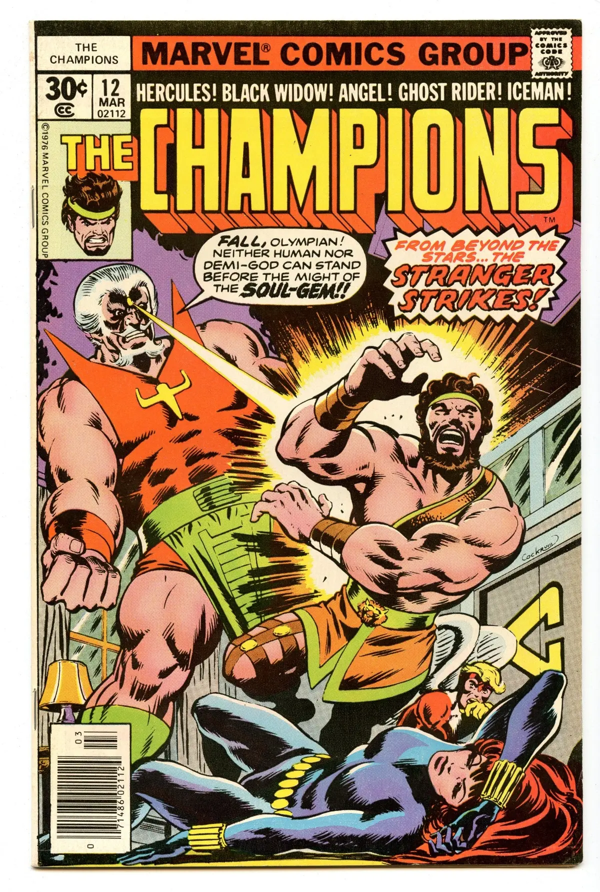 Champions 12 (Mar 1977) Nm- (9.2) 1