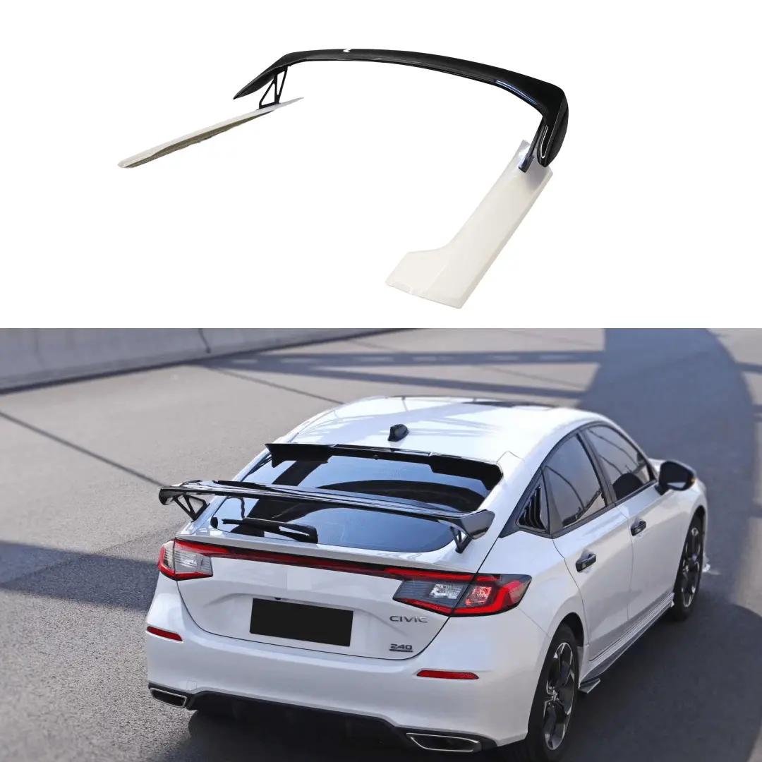 Fits Honda Civic 2022-Up Hatchback Gloss Black Type R Style Rear Spoiler Wing 1