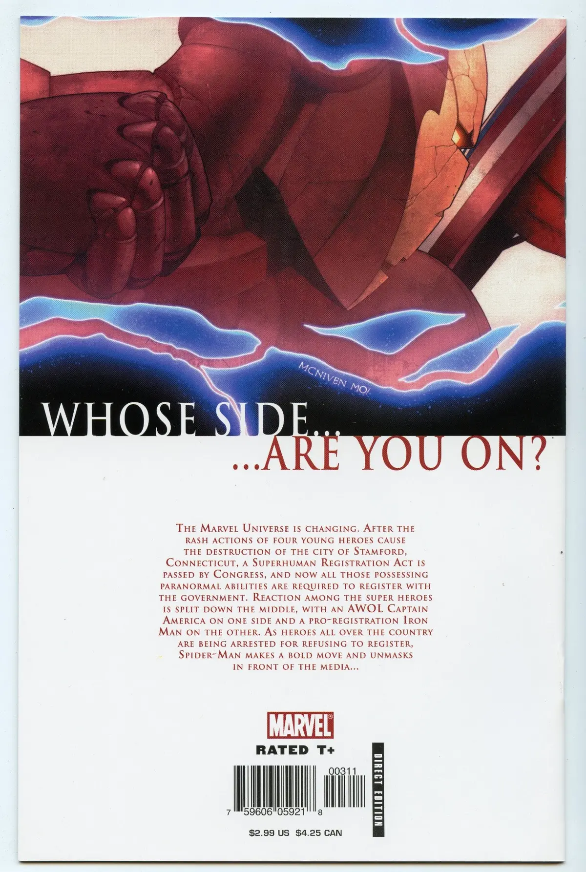 Civil War 3 (Sep 2006) Nm- (9.2) 2