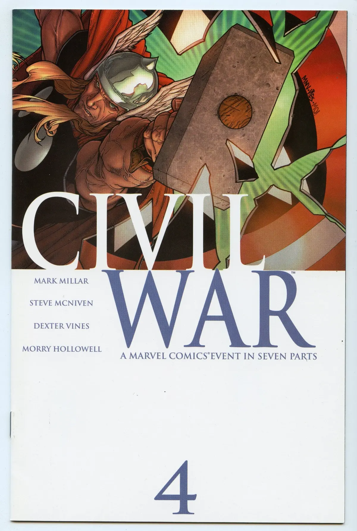 Civil War 4 (Oct 2006) Nm- (9.2) 1