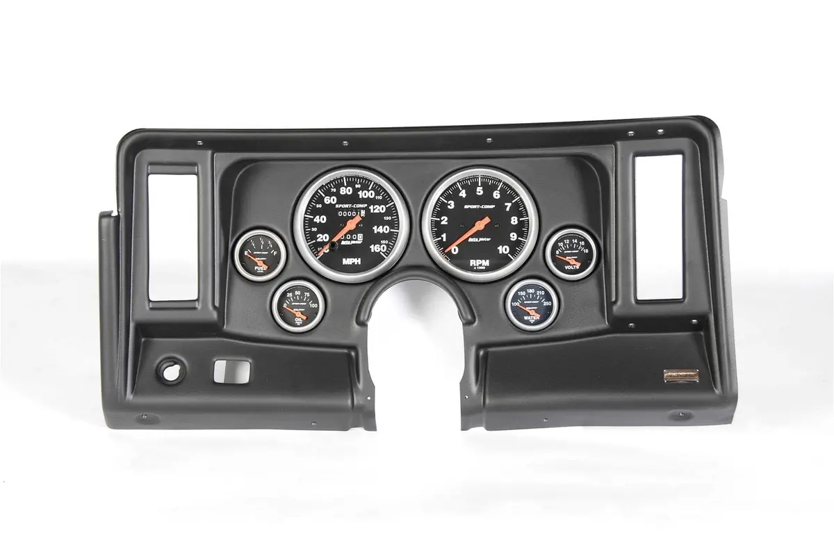 Classic Thunder Road Dash Panel With Autometer Gauges – 140-66-00002 2