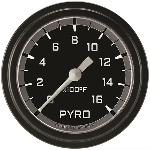 Classic Instruments Ax398Gblf Auto Cross Gray Series Gauge Set 1
